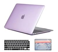 SsHhUu Coque pour Macbook Pro 15,4 Pouces Modèle A1398,Plastique Coque Housse et Couverture de Clavier & Protecteur d'écran & Sleeve pour MacBook Pro 15" avec Écran Retina (Sortie en 2012~2015) Mauve