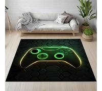 Sshjfeu Paillasson Interieur Entree 60 x 90 cm, Tapis Gamepad Game Controller Moderne Lavable Antidérapant, Tapis Contrôleur de Jeu À Poils Court, Doux, pour l'entrée, la Porte d'entrée