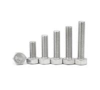 SSIMOO 5 pièces M9 304 Acier Inoxydable Vis Hexagonge Hex Socket Trial Capuchon Tête Vis Boulons de 1,0 mm Pitch 16mm-80mm Longueur Kindly(M9x16mmx1.0mm)