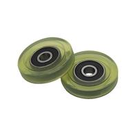 SSIMOO Diamètre 34 mm, roulement en polyuréthane PU, poulie/Rouleau Souple recouvert de Caoutchouc, Largeur 11 mm. Kindly