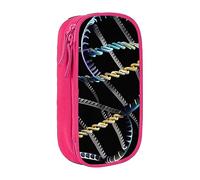 SSIMOO Dna Chain Photoes Sac de rangement en tissu Oxford avec fermeture éclair, idéal pour les voyages