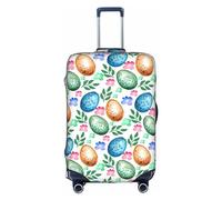 SSIMOO Housse de bagage élégante avec drapeau de l'Arizona, expérience de style et de fonctionnalité, parfait compagnon de voyage, Œufs de Pâques., Medium