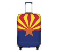 SSIMOO Housse de bagage élégante avec drapeau de l'Arizona, expérience de style et de fonctionnalité, parfait compagnon de voyage, Drapeau de l'Arizona, Small