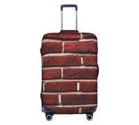SSIMOO Housse de bagage élégante avec motif planète mignonne, expérience de style et fonctionnalité, parfait compagnon de voyage, Pierre rouge brique, X-Large