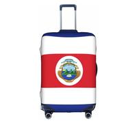 SSIMOO Housse de bagage élégante en forme de raton laveur, expérience de style et de fonctionnalité, parfait compagnon de voyage, Drapeau du Costa Rica, X-Large