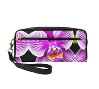 SSIMOO Trousse de maquillage portable avec imprimé papillon arc-en-ciel, parfait compagnon de voyage, conçu pour de multiples utilisations, Fleur d'orchidée 1, One Size