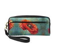 SSIMOO Trousse de maquillage portable avec imprimé planète univers, parfait compagnon de voyage, conçu pour de multiples utilisations, Fleur de coqueli, One Size