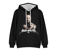 Ssio Merch Alles Oder Nix Song Album Hoodie Manches Longues Album Fan Merch Tour Pull-lovers Casual Tenues Unisexe, Noir , L