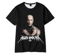 Ssio Merch Alles Oder Nix Song Album T-Shirt Hommes Femmes Streetwear Tour Merch T-Shirt Shirt Manches Courtes, Noir , L
