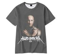 Ssio Merch Alles Oder Nix Song Album T-Shirt Hommes Femmes Streetwear Tour Merch T-Shirt Shirt Manches Courtes, gris, L
