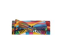 SSIULUS Bandeau coloré avec nœud de musique en polyester doux avec joli nœud, extensible et confortable