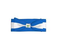 SSIULUS Serre-tête avec nœud drapeau du Nicaragua - Bandeau en polyester doux avec joli nœud, extensible et confortable