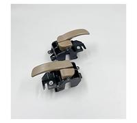 SSJDKHJ Poignée Intérieure De Porte pour Nissan pour Frontière pour Navara D40 pour Pathfinder pour Xterra 2005-2013 Marron Et Chrome Panneau Porte Poignée Garniture(Brown 1 Pair)