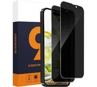 Sskal-2 Pièce Verre Trempé Pour Iphone 15/15 Pro 5g,2.5d Bord Rond Anti Espion Protection Écran,9h Dureté Sans Bulle,Tactile Sensible,Anti Rayures,0,33mm Hd Iphone 15 Pro Spy Vitre Protection