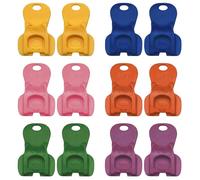 SSKHE 12 Pièces Ouvre-Boîtes à Onglet Facile et Protège-Boisson, Ouvrebouteille Anneau pour Canettes de Soda, Bière, Boisson, Pinces pour Conserves pour Pique-nique, Fête, BBQ et Camping