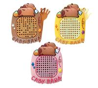 SSKHE 3 Pièces Porte-clés Fidget Toys, Jouet Anti-Stress Adulte Enfant avec Ardoise Magique Effaçable et Labyrinthe Carte - Cadeau Sensoriel pour Anxiété, TDAH, Concentration