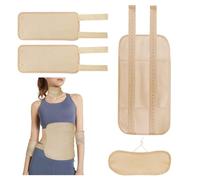 SSKHE 4Pcs Castor Oil Pack Réutilisable Huile Essentielle Aide Pack Protection Ceinture Douce Anti-Infiltration Fuite d'huile Joint Care Pack Traitement de Douleurs Musculaires Douleurs Articulaires