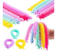 SSKHE 6 Pièces Cordes Extensibles Fidget, Jouet en Corde Extensible en,20CM Dinosaures Sensoriels Jouet sensoriel Unique pour Les Enfants et Les Adultes avec ADD, TDAH, TOC ou autisme