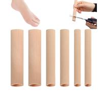 SSKHE 6PCS Protecteur d'orteil pour courir, Danse, Manches d'orteil invisibles pour le soulagement du bunion et la prévention des ampoules, Tube d'orteil en silicone pour les athlètes, Danseur