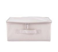 SSKHE Boîte de Rangement Verrouillable,Boîtes en Tissu Violet avec Couvercle Verrouillable,Adaptées au Rangement des Médicaments,Vêtements,Jouets,etc.(30 x 20 x 14 cm)