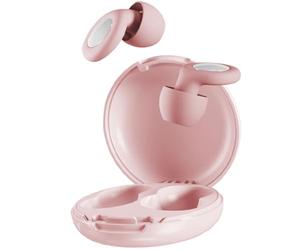 SSKHE Bouchon d'Oreille pour Dormir,Bouchons d'Oreilles en Silicone Doux et Réutilisable,Protection Auditive 35 DB,8 Accessoires XS/S/M/L (Rose)