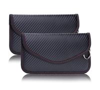 SSKHE Cage de Faraday, 2 PCS Etui Anti RFID Clé Voiture Voiture Clé Signal Sac de Blocage Bloc de Sac de Clé RFID RFID, WiFi, GSM, LTE, NFC, Radiofréquence