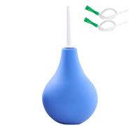 SSKHE Kit de lavement anal 3 pièces pour adultes, poire lavement intime et douche rectale, comprenant 1 poire à lavement et 2 tuyaux de lavement rectal, pour nettoyage intestinal doux à la maison