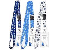SSKHE Lanyard de Croisière avec 3 Porte-Badges Détachables, Étanche en PVC Transparent Durable, pour Badges d'Identification MSC, Bureau et École