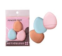 SSKHE Lot de 3 mini tampons de maquillage pour la fixation et la pâtisserie - Pour poudre lâche et pressée - Appliquer de manière ciblée sous les yeux et pour les impuretés de la peau