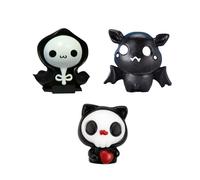 SSKHE Squishy Halloween Démons - 3 Créatures Infernales Originales, Jouets Anti-Stress pour Fêtes d'halloween, Sacs à Bonbons & Tous Publics