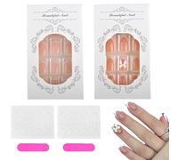 SSKHE Transformez Vos Ongles Sans Effortun Set De 48 Pièces Avec Des Papillons, De La Colle En Gelée Et Une Lime à Ongles Pour Des Looks Époustouflants