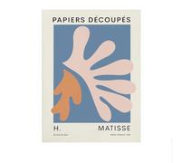 SSLDP LFHLI Affiche Abstraite d’Henri Matisse Peinture Murale en Feuilles de Corail Peinture et Impressions de Henri Matisse Tableau de décoration intérieure Nordique 50x70cmx1 sans Cadre
