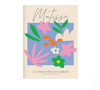 SSLDP LFHLI Affiche Abstraite rétro Henri Matisse Laisse des Illustrations murales Peinture et Impressions Henri Matisse Tableau de décoration intérieure Moderne 50x70cm sans Cadre