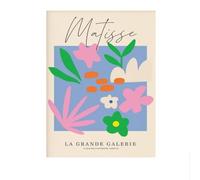 SSLDP LFHLI Affiche Abstraite rétro Henri Matisse Laisse des Illustrations murales Peinture et Impressions Henri Matisse Tableau de décoration intérieure Moderne 50x70cm sans Cadre