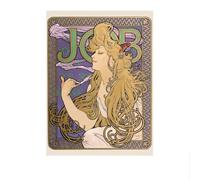 SSLDP LFHLI Affiche Alphonse Mucha Aesthetics Art Mural Vintage Nouveau Alphonse Mucha Toile Peinture et Impressions Décoration Intérieur 40x60cmx1 sans Cadre