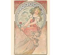SSLDP LFHLI Affiche Alphonse Mucha Art Mural de la déesse des Saisons Peinture et Impressions sur Toile Nordic Décor 40x60cm sans Cadre