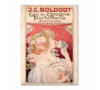 SSLDP LFHLI Affiche Alphonse Mucha Vintage Flower Woman Wall Art Peinture et Estampes sur Toile Alphonse Mucha Décoration Nordique 40x60cm sans Cadre