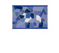 SSLDP LFHLI Affiche Aquarelle de Paul Klee Art Mural Abstrait en Blocs de Couleur Peinture et gravures sur Toile Paul Klee Décoration Moderne 50x70cm sans Cadre