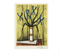 SSLDP LFHLI Affiche Bernard Buffet, Bouquet de Fleurs rétro, Art Mural, Peinture et Impressions Bernard Buffet, Peinture et Impressions de décoration Moderne 50x70cm, sans Cadre
