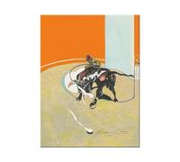 SSLDP LFHLI Affiche célèbre de Francis Bacon Affiche Abstraite de Corrida Peinture Murale de Francis Bacon Peinture et gravures décoration intérieure 40x60cm sans Cadre