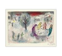 SSLDP LFHLI Affiche célèbre de Marc Chagall Art Mural Abstrait Peinture sur Toile et Impressions de Marc Chagall Décoration de Salon Nordique 50x70cm sans Cadre