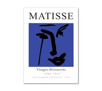 SSLDP LFHLI Affiche Classique d’Henri Matisse Fleurs Vintage Peinture Murale Henri Matisse Peinture et Impressions Décoration Moderne 50x70cm sans Cadre