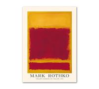 SSLDP LFHLI Affiche Classique de Mark Rothko Abstract Block Colour Wall Art Peinture et Estampes sur Toile Mark Rothko Tableau de décoration Nordique 40x60cm sans Cadre