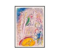 SSLDP LFHLI Affiche Classique de Mode rétro Marc Chagall Art Mural Abstrait Peinture sur Toile Marc Chagall Peinture et Impressions Décoration intérieure 50x70cmx1 sans Cadre