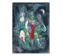 SSLDP LFHLI Affiche Classique de Mode rétro Marc Chagall Art Mural Abstrait Peinture sur Toile Marc Chagall Peinture et Impressions Décoration intérieure 50x70cmx1 sans Cadre