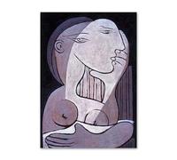 SSLDP LFHLI Affiche Classique de Pablo Picasso, Peinture cubiste sur Toile de Figure, Peinture Murale et gravures de Pablo Picasso, décoration Murale 50x70cmx1 sans Cadre