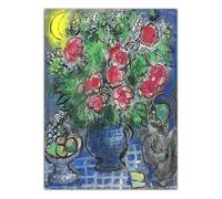 SSLDP LFHLI Affiche Classique impressionniste Marc Chagall Art Mural Abstrait Peinture et estampes Marc Chagall Peinture et estampes Décoration intérieure 50x70cmx1 sans Cadre