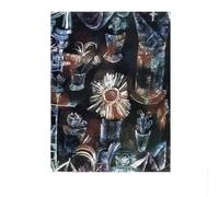 SSLDP LFHLI Affiche Classique Paul Klee Aesthetics Art Mural Vintage en Blocs de Couleur Peinture et Impressions Paul Klee Toile Décoration Intérieur 50x70cm sans Cadre