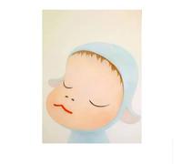 SSLDP LFHLI Affiche créative Yoshitomo Nara Art Mural Abstrait Peinture et Impressions sur Toile Yoshitomo Nara Décoration Moderne 50x70cmx1 sans Cadre