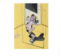SSLDP LFHLI Affiche cubiste de Francis Bacon Figure Abstraite Peinture Murale de Francis Bacon Peinture et gravures Nordic Home Décor 40x60cmx1 sans Cadre